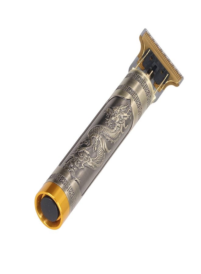 Qinlorgo Professional Hair Clipper, Heavy Duty High Efficiency Compact TBlade Hair Clipper for Hair Cutting (Dragon Pattern Charging Stand) - Image 3