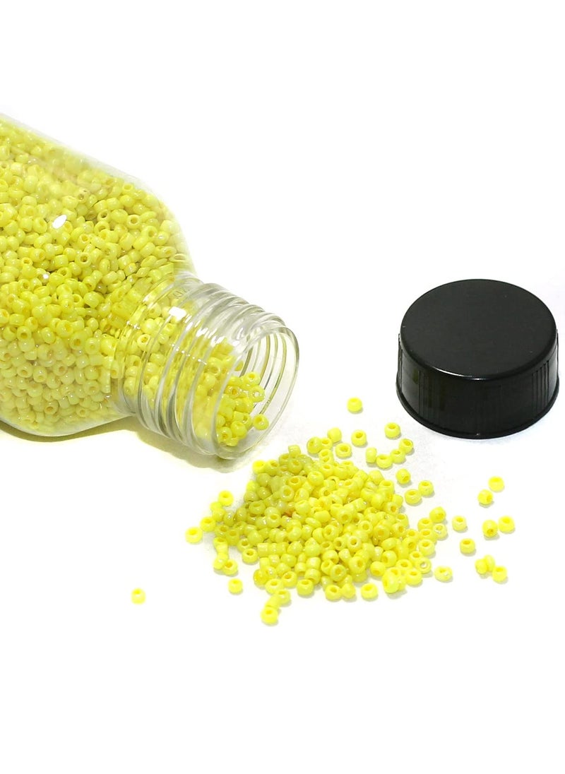 Beadsnfashion - Beadsnfashion Sugar Glass Seed Beads 12 Bottles, Size 11/0 for Jewellery Making, Crafts Work and Embroidery Work - Image 1