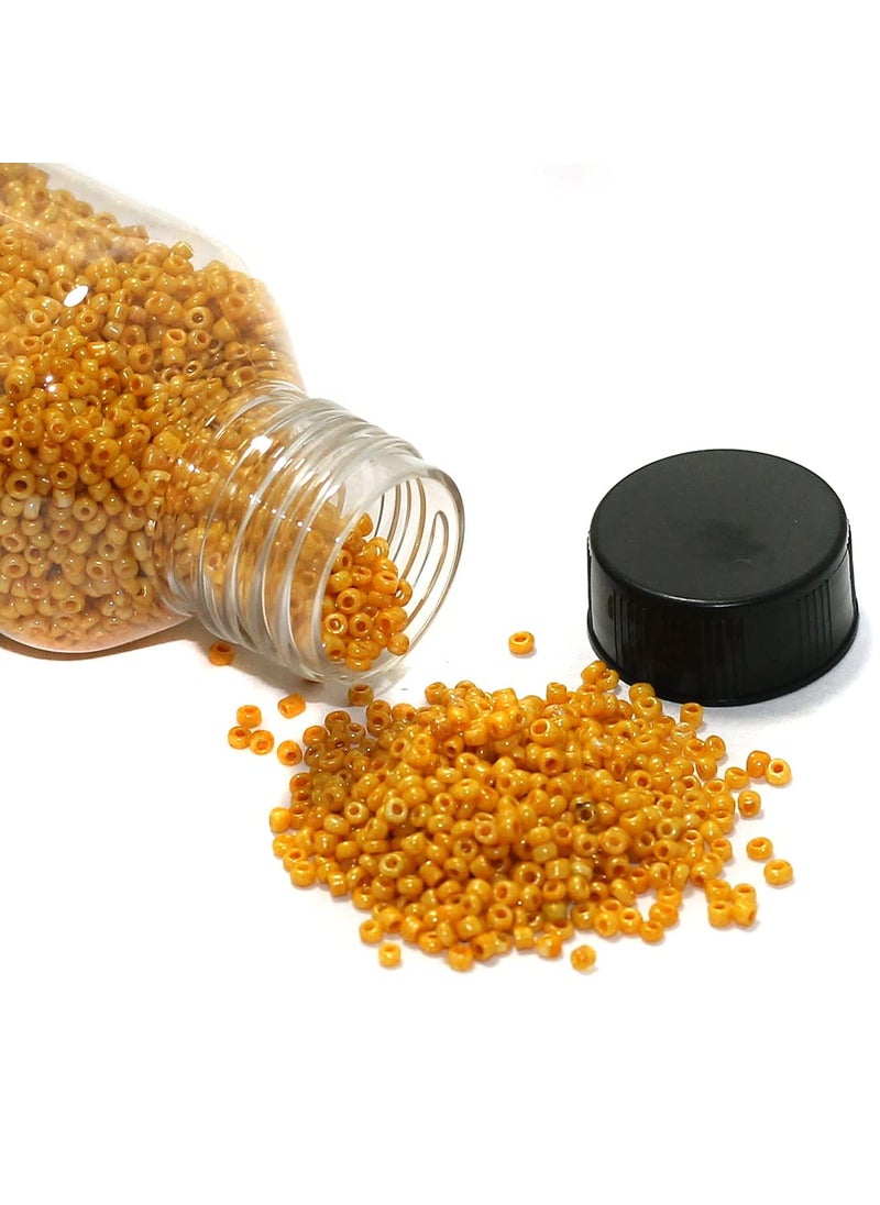 Beadsnfashion - Beadsnfashion Sugar Glass Seed Beads 12 Bottles, Size 11/0 for Jewellery Making, Crafts Work and Embroidery Work - Image 1