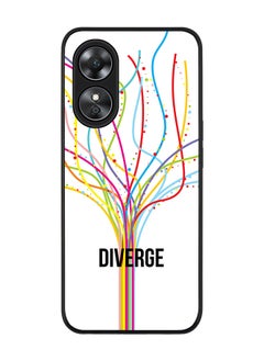 Rugged Black edge case for Oppo A97 Slim fit Soft Case Flexible Rubber Edges Anti Drop TPU Gel Thin Cover - Diverge (White)