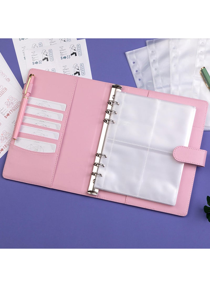 Y&D Money Saving Challenge Budget Binder, Complete Kit with Cash Envelopes, Expense Sheets & Tracker Labels, Budget Organizer for Home Office School Finance Management - Image 3