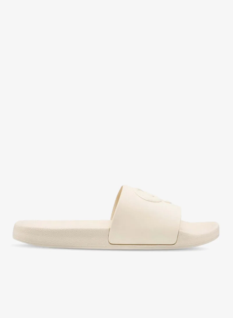 Celeste Women's Logo Embossed Slip-On Slides