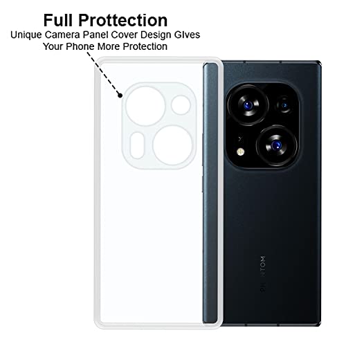 VIDO غطاء خلفي شفاف لهاتف Tecno Phantom X2 (ناعم ومرن وحماية للكاميرا - سيليكون خلفي) - Image 4