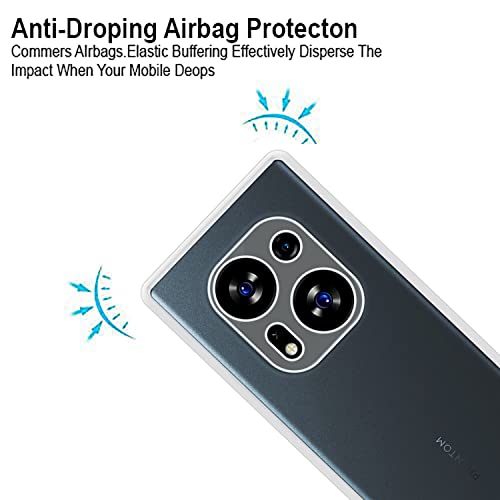 VIDO غطاء خلفي شفاف لهاتف Tecno Phantom X2 (ناعم ومرن وحماية للكاميرا - سيليكون خلفي) - Image 2