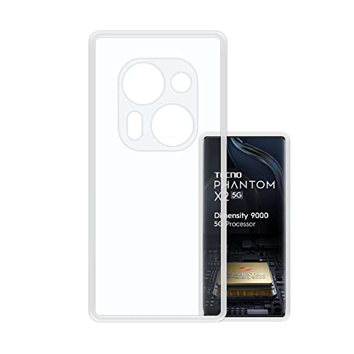 VIDO غطاء خلفي شفاف لهاتف Tecno Phantom X2 (ناعم ومرن وحماية للكاميرا - سيليكون خلفي) - Image 1