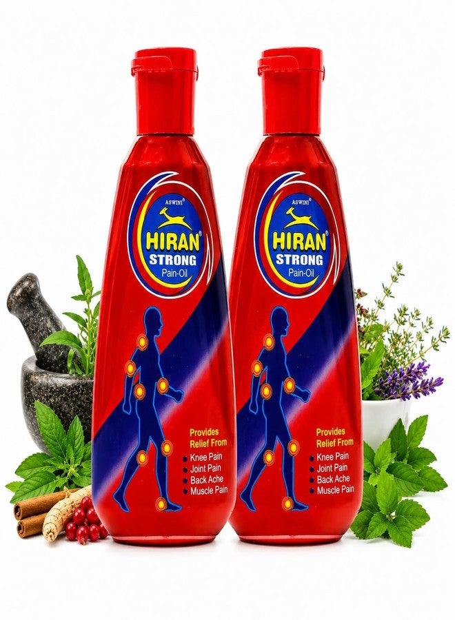 Aswini Strong Pain Relief Oil 35ml (Pack of 2), Back & Joint Pain ayurvedic tel, Long Lasting Relief, ghutne dard oil, kamar dard tel for Daily Use - Image 1