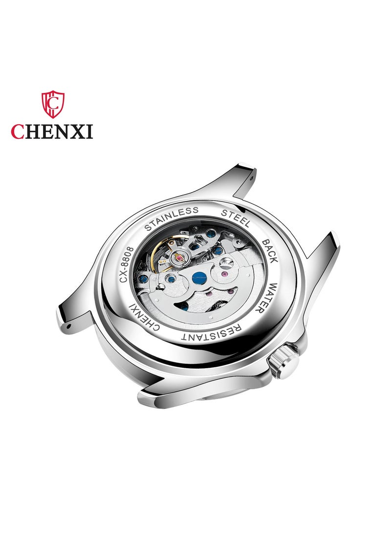Chenxi Watches for Men Silicone Luxury Luminous Water Resistant Automatic Mechanical Wristwatch 8805BBKSI  - Image 3