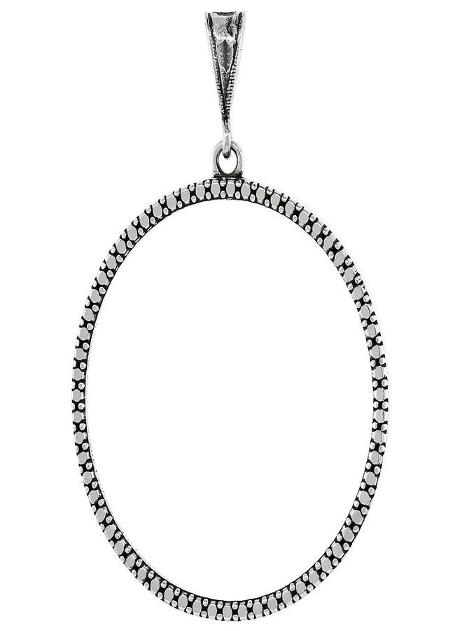 سابرينا سيلفر عملات معدنية من الفضة الإسترلينية، إطار فضي على شكل نسر، قطر 41 مم، ظهر شوكي، حافة وهمية، عملة معدنية بوزن 1 أونصة غير متضمنة - Image 2