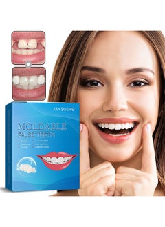 Moldable False Teeth, Reusable/Temporary Molded/Denture Replacement, Used To Fill Missing Broken Teeth, Quickly Restore Confident Smile, Tooth Filling Repair Kit