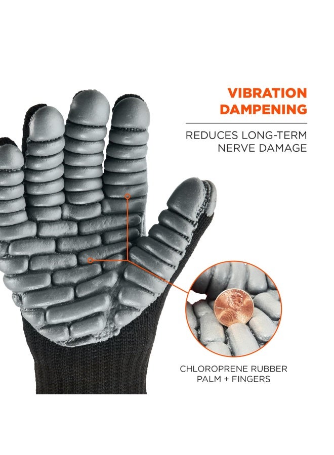 Ergodyne Ergodyne Proflex 9000 Certified Lightweight Anti Vibration Work Glove Large Black  - Image 3