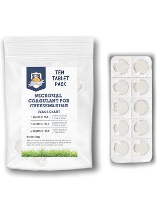 Microbial Rennet For Cheese Making | Vegetarian Rennet Tablets | Milk Coagulant | Vegan Cheese making | Shelf-Stable Rennet Tablets, Perforated For Easy Use - pzsku/Z272321F0C51830E1972FZ/45/_/1741637552/638d2e50-95ca-4a5f-9bfa-b59bb875e0b7