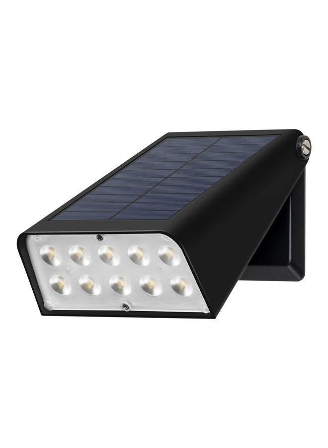 NIBEMINENT Solar Wall Lamp Black - Image 1