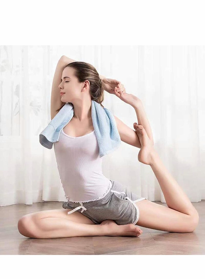 Excefore Hand Towels, 4 Pcs 100% Cotton Face Towels Ultra Soft and Highly Absorbent Washcloth Towel - Image 5