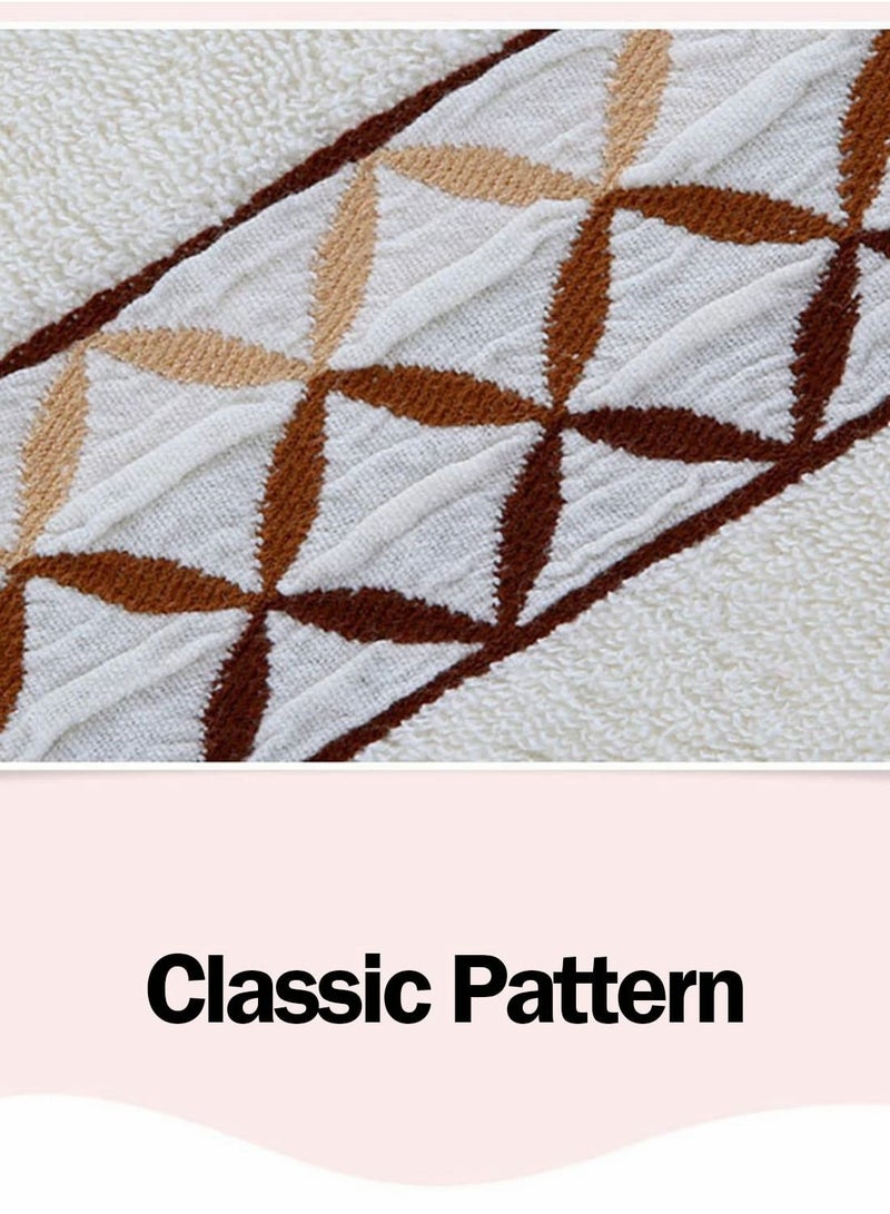 Excefore Hand Towels, 4 Pcs 100% Cotton Face Towels Ultra Soft and Highly Absorbent Washcloth Towel - Image 4