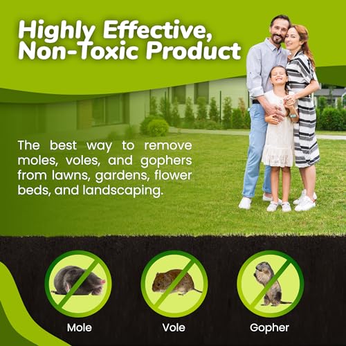 Natural Elements Mole and Vole Repellent | 100% Castor Oil | Pet Safe and Non Toxic | Food Grade | 128 oz (1 Gallon) - Image 5