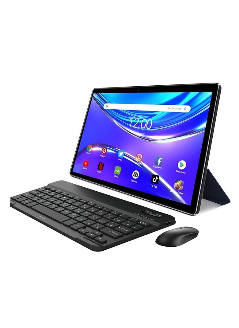 AirTab - AirTab 10.1 -Inch Smart Tablet U25 PRO Android 13 Tablet With 1TB Storage and 16GB RAM Quad Core Wi-Fi LTE Dual Sim with Touch Pen and Keyboard - BLACK - Image 1