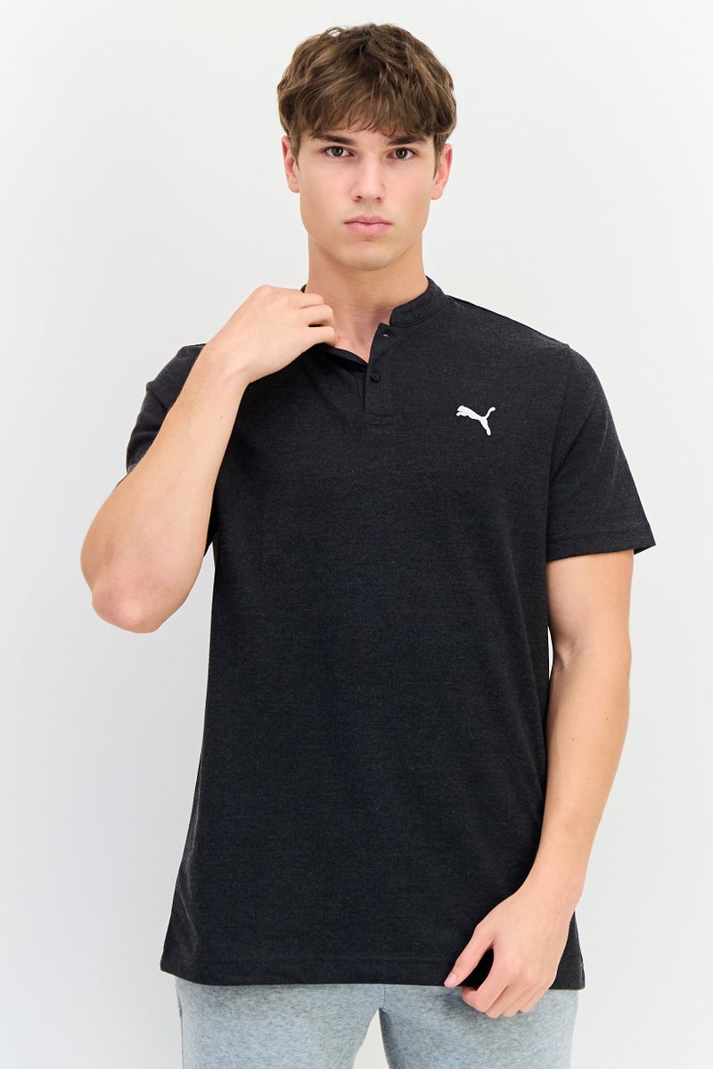 PUMA Men Slim  Fit Short Sleeves Outdoor T-shirt, Black - Image 1