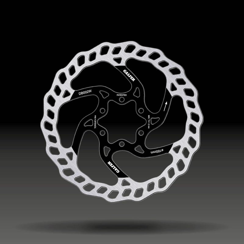 Galfer Univ 6T 160 mm Brake Disc - Stainless Steel - Image 1