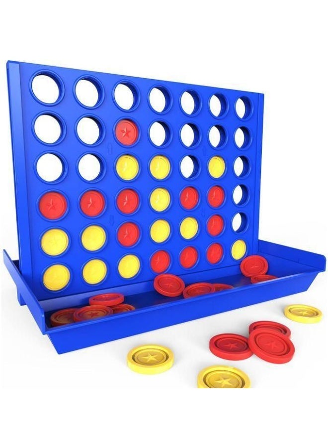 Connect 4 Kids Foldable Strategy Board Game - Develops Logical Thinking, Ages 3+ - Image 1