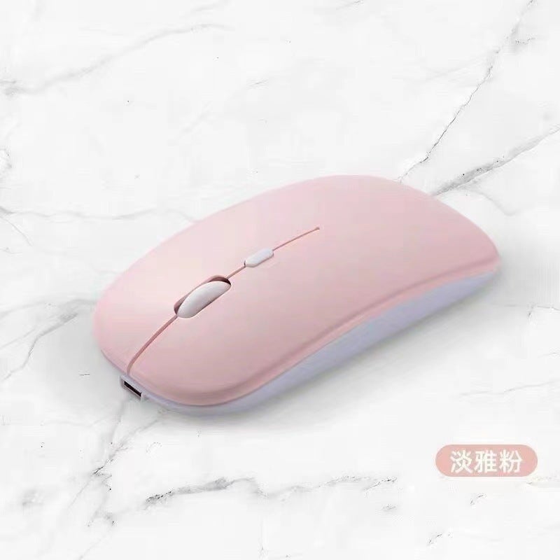 Silent Wireless Office Bluetooth 2.4G Dual-Mode Rechargeable Mouse with Light - Factory Direct Hot-Selling Laptop Accessory - Image 1