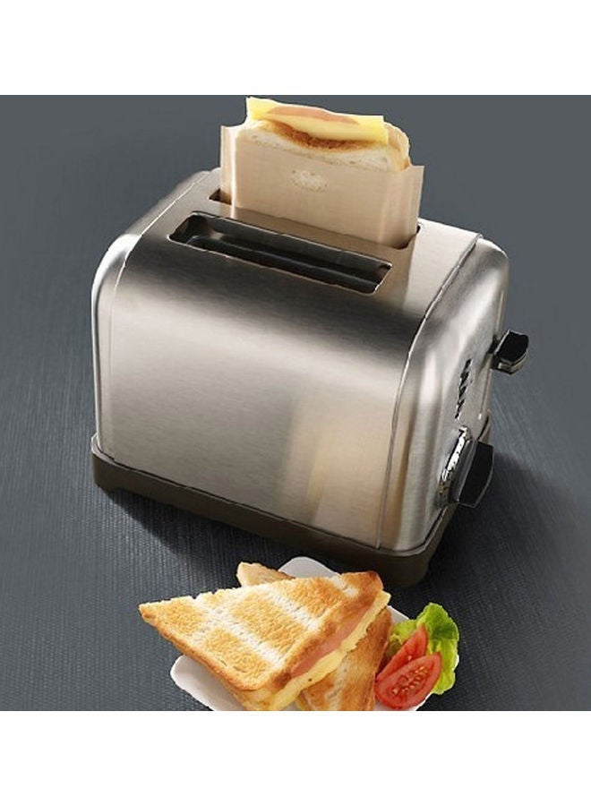 NIBEMINENT 6-piece Reusable Toast Bags Brown - Image 5