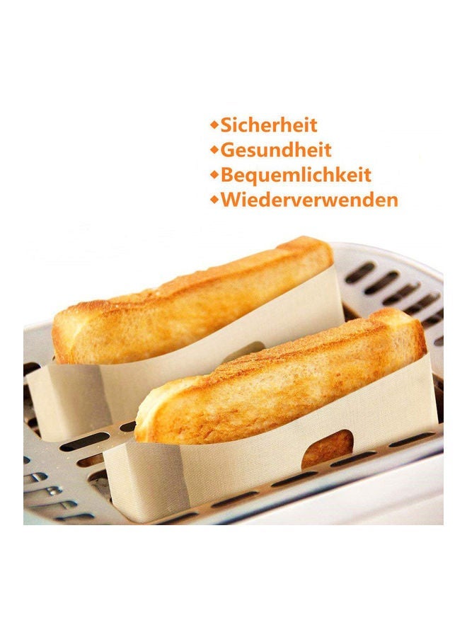 NIBEMINENT 6-piece Reusable Toast Bags Brown - Image 4