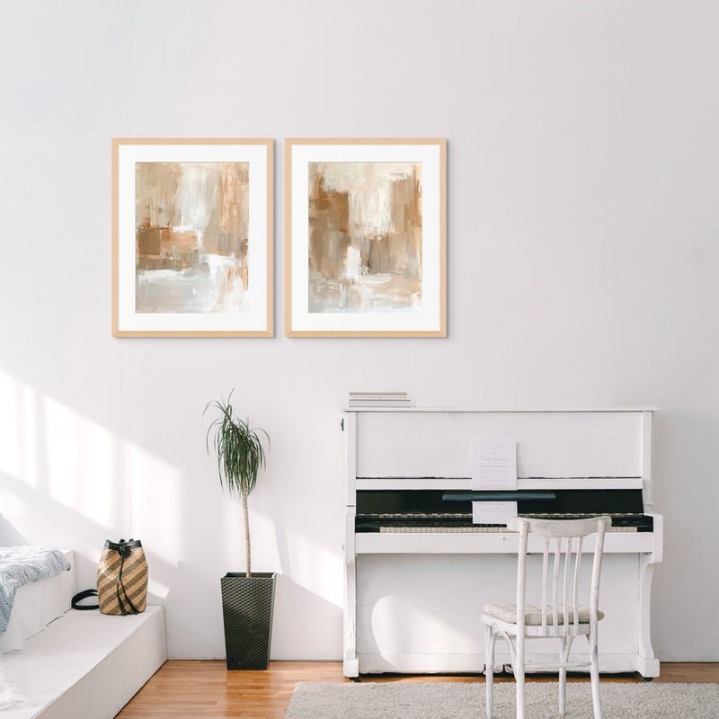 آرت دیکور  طباعة فنية مؤطرة بورتريه لفن جداري تجريدي حديث بتصميم معاصر وأسلوب بسيط – لوحات تجريدية عصرية للمنزل، غرفة المعيشة، غرفة النوم، المكتب أو الاستودیو. - Image 2