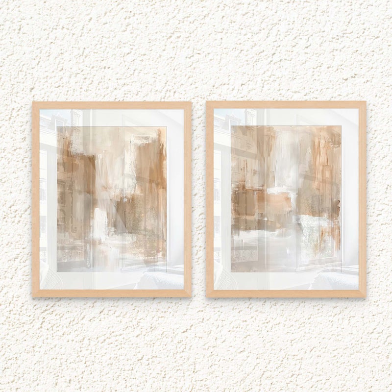 آرت دیکور  طباعة فنية مؤطرة بورتريه لفن جداري تجريدي حديث بتصميم معاصر وأسلوب بسيط – لوحات تجريدية عصرية للمنزل، غرفة المعيشة، غرفة النوم، المكتب أو الاستودیو. - Image 1