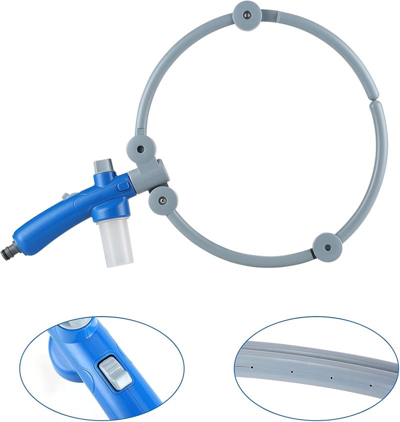 Drumstone (𝟏𝟓 𝐘𝐄𝐀𝐑𝐒 𝐖𝐀𝐑𝐑𝐀𝐍𝐓𝐘) Woof Washer 360° Dog & Pet Bathing Shower Ring | Handheld Pet Bathing Tool with Shampoo Holder for Easy and Efficient Pet Cleaning - Image 5