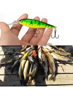 Arabest 10Pcs Fishing Lures - Crank Bait Set, Deep Diving Wobblers Artificial Baits with 3D Eyes, Bass Lures for Freshwater and Saltwater Fishing  - Image 3