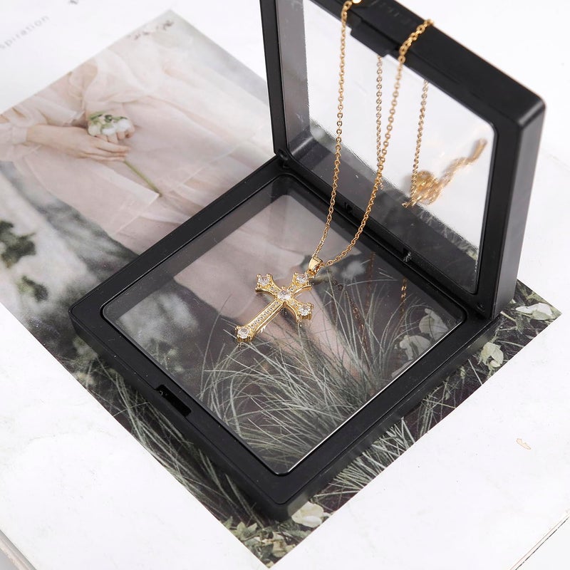 LLIYSOUN Cross Necklaces for Women Jewelry Necklaces for Women 16K Gold Plated Cross Pendant CN16 - Image 5