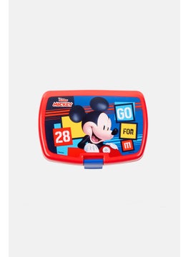 MICKEY MOUSE Kids Boy Lunch Box 16 x L 10  x H 7 x W cm, Red  - Image 2