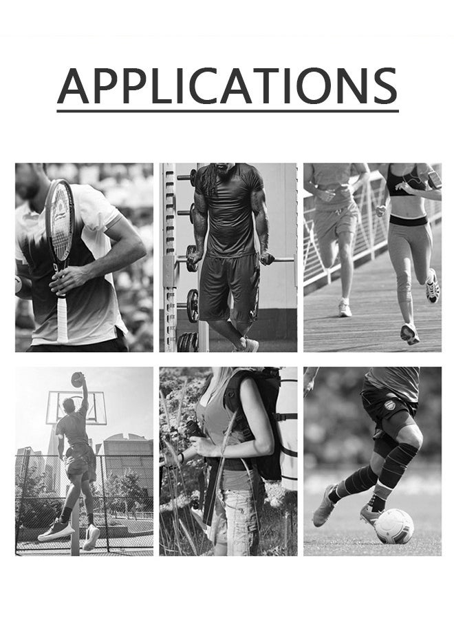 GROIC Leg Guards Wraps, Leg Compression Sleeves Knee Braces for Working Out and Injury Prevention, Protection Shin Guards for Basketball Football Running Trainning  - Image 4