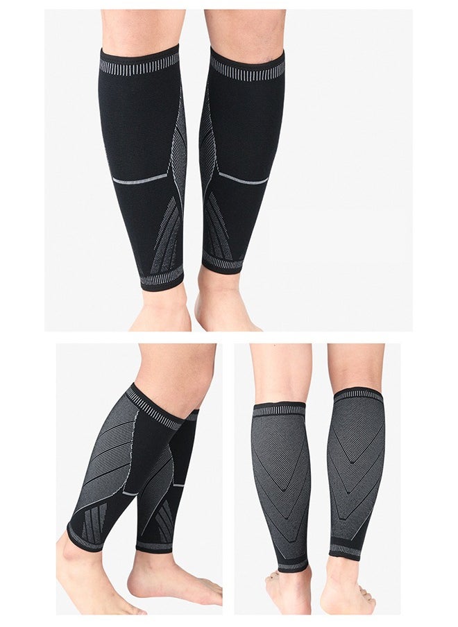 GROIC Leg Guards Wraps, Leg Compression Sleeves Knee Braces for Working Out and Injury Prevention, Protection Shin Guards for Basketball Football Running Trainning  - Image 2