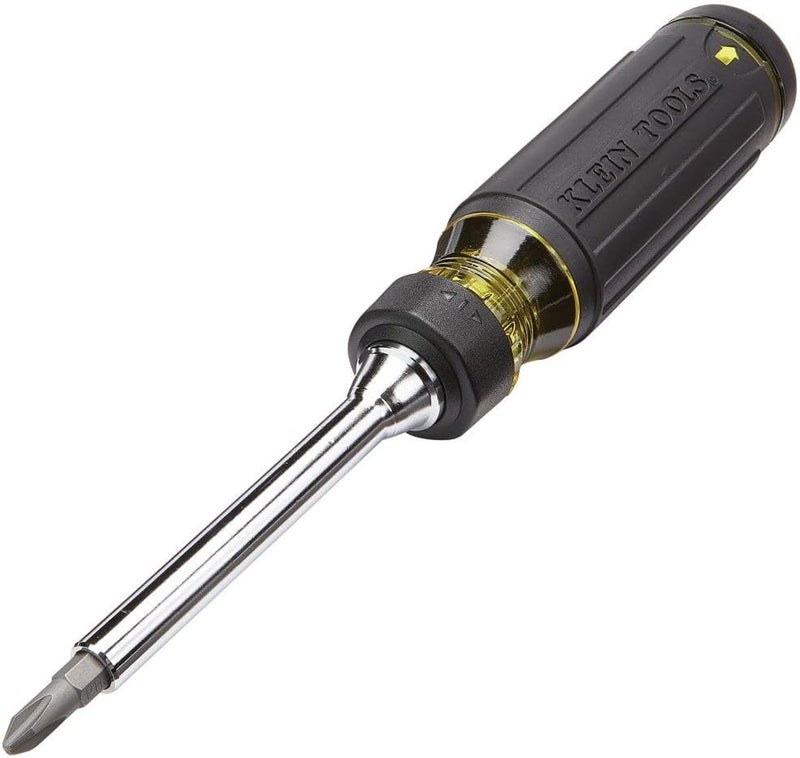 Klein Tools 32305 مفك براغي متعدد الرؤوس، أداة 15 في 1 مع رؤوس فيليبس، مسطحة، مربعة، توركس ومجموعة، ومفك صامولة 1/4 إنش - Image 1