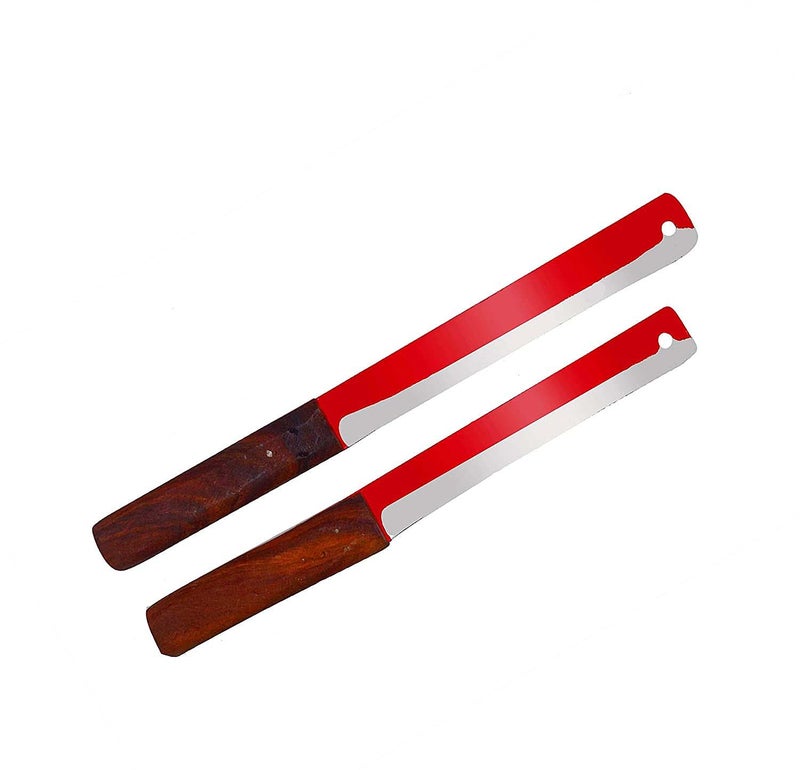 KIING KIING Carbon Steel Knife Set of 2 pcs for Vegetable Kitchen Home 7 8 inch 