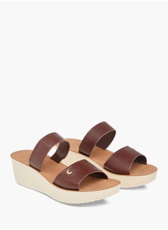 Le Confort Women Strap Detail Slip-On Platform Sandals  - Image 1