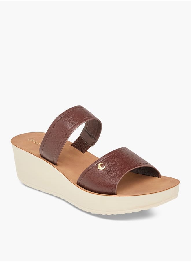 Le Confort Women Strap Detail Slip-On Platform Sandals  - Image 2