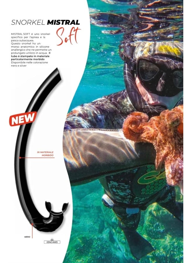 C4 C4 CARBON MISTRAL BLACK SOFT SNORKEL  - Image 2
