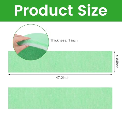 Adnee 2 Pack Flower Pot Filler Insert, 47.2" x 9.8" Soil Saver for Tall Planters, Lightweight Drainage Material & Plant Riser for Large Pots, Prevent Root Rot & Reduce Pot Weight - Cut to Fit - Image 2