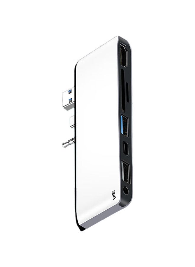 isky Microsoft Laptop 1/2 Expansion Dock To Hdmi 4K Hd Connector Usb 3.0 High Speed Adapter Microsoft Surface Laptop 1/2 Special Expansion Dock Seven-In-One - Image 1