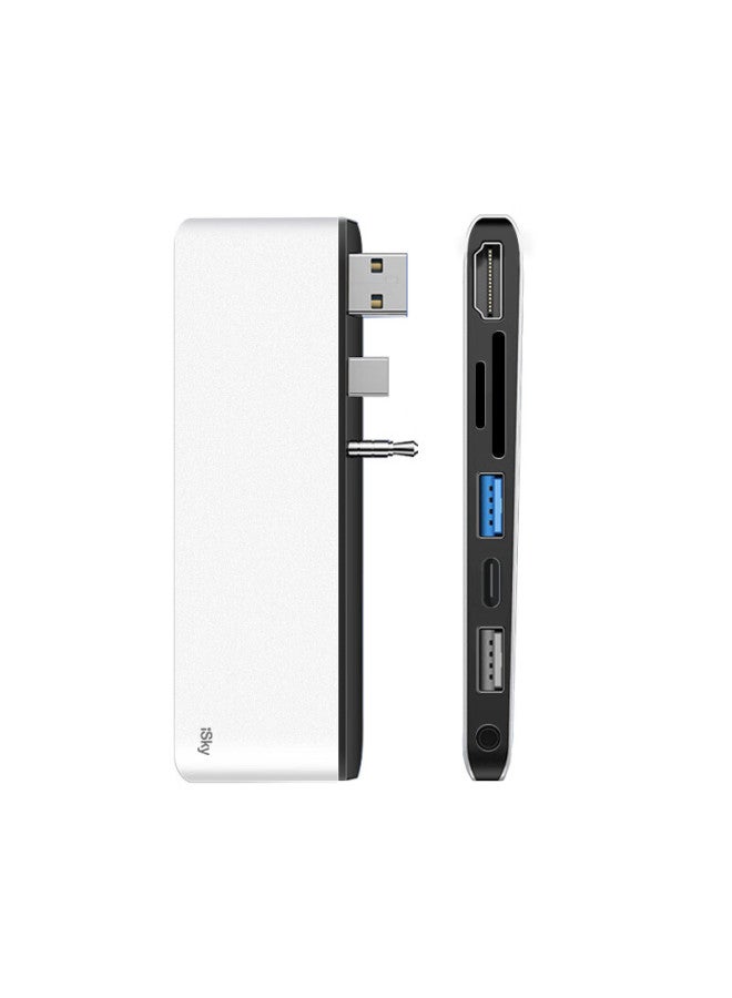 Isky Microsoft Laptop 1/2 Expansion Dock To Hdmi 4k Hd Connector Usb 3.0 High Speed Adapter Microsoft Surface Laptop 1/2 Special Expansion Dock Seven-in-one - Image 3