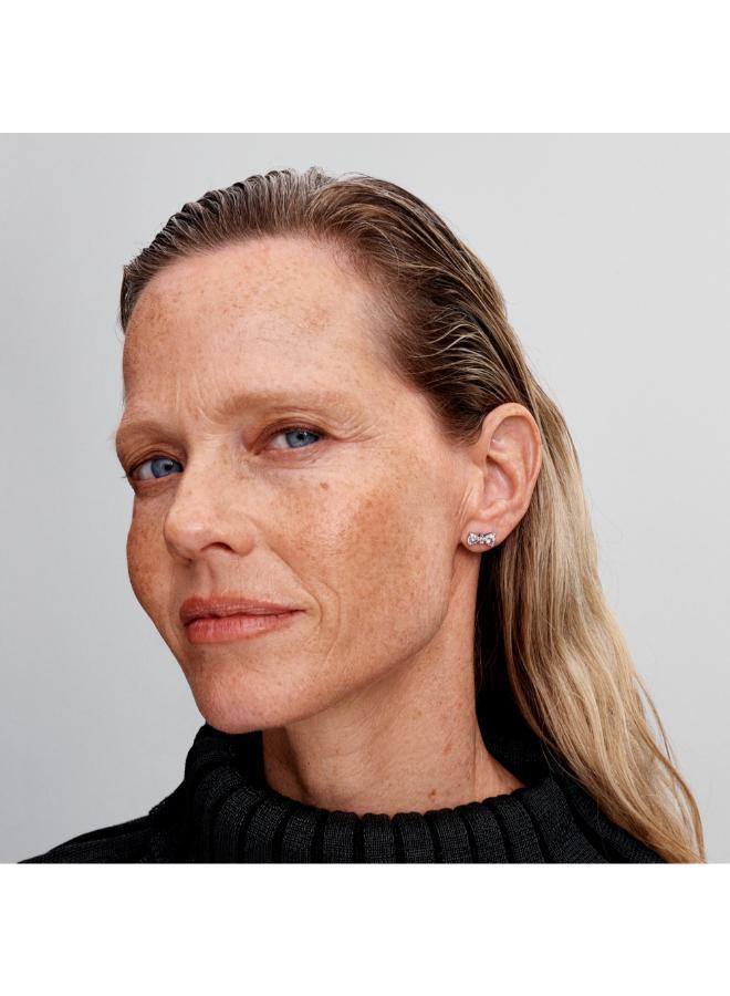 PANDORA Sparkling Bow Stud Earrings - Image 2