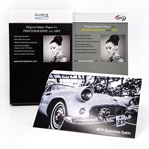 DURIX DURICO RCP Supreme Satin 270gsm Digital Inkjet Paper for Photography and Art (8-x-10/50 sheets) - Image 1