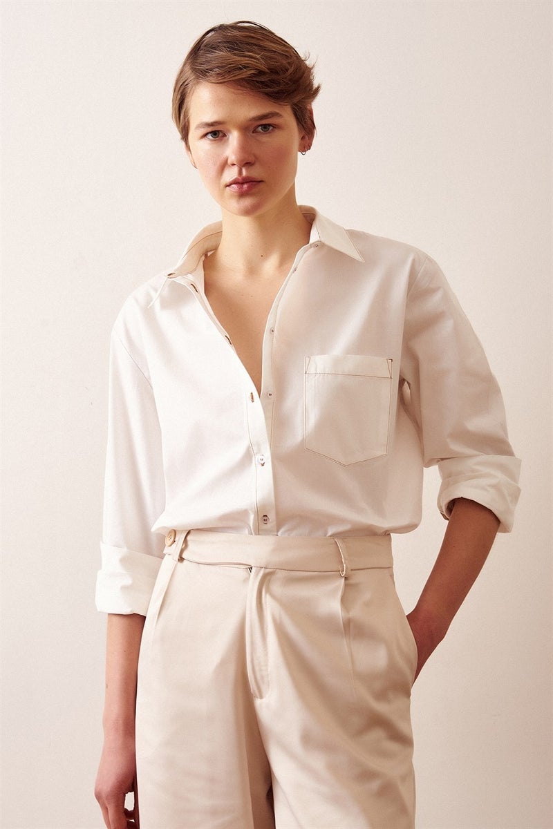 Never More Classic Cotton Shirt - Image 1