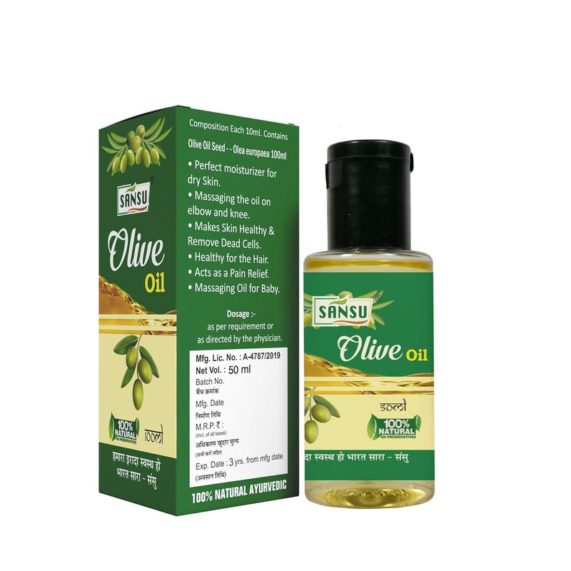 Sansu Jaitun Ka Tel Olive Oil 100ml Pack of 5 - Image 3