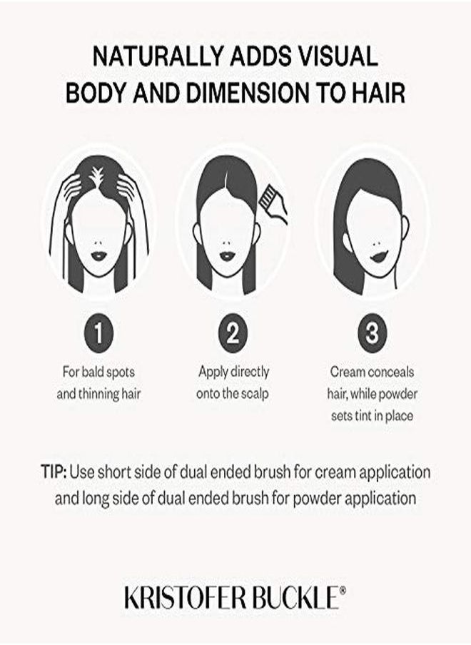 Kristofer Buckle - Full Disclosure Scalp Cover Duo, 0.39 Oz. | Camouflaging Cream Conceals Sparse, Thinning Hair & Bald Spots | Blonde - Image 1