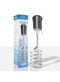 NOVA LINT REMOVER Nova Water Heater 2000W Shock Proof Immersion Rod with Rapid Heating Coil Technology Copper Nickel Plated with Extra Long Wire ISI Certified 1 Year Replacement Warranty 