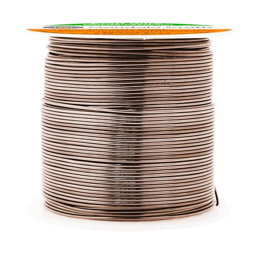 Mandala Crafts 22 Gauge Anodized Aluminum Craft Wire for Jewelry Making - 100 FT Colored Flexible Light Brown Wire - Bendable for Bonsai Armature Crafting Sculpting - Image 1