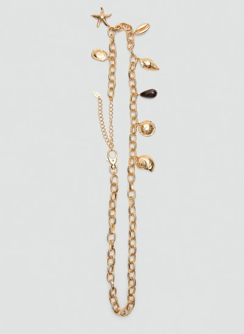 مانجو Beaded chain belt